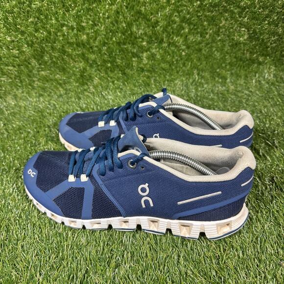 On Running Cloud 2.0 Women’s Size 8 Denim/White Running Shoes Blue - Picture 4 of 9